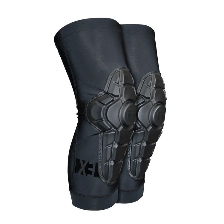 G-Form Pro Compression Padded Knee Sleeve - Genouillère pour hommes et femmes - Noir, Adulte X-Petit